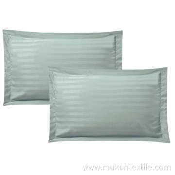 Custom 100% Polyester Microfiber stripe Satin Pillowcase